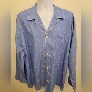 NWT Ralph Lauren Sleep Shirt / Pajama Top ( No Bottoms, Top Only).